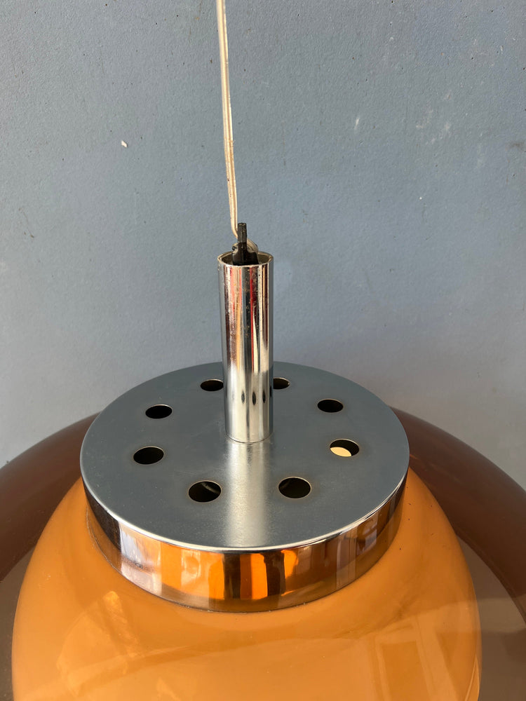 Mid Century Plexiglass Space Age Pendant Lamp