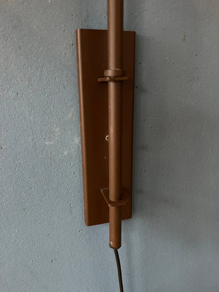 Mid Century Dijkstra Space Age Mushroom Arc Wall Lamp