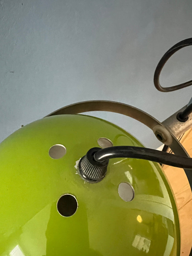 Vintage Green Herda Space Age Eyeball Floor Lamp