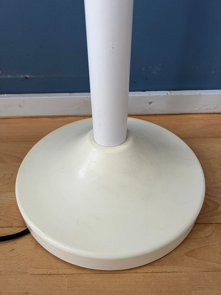 White Acrylic Space Age Floor Lamp
