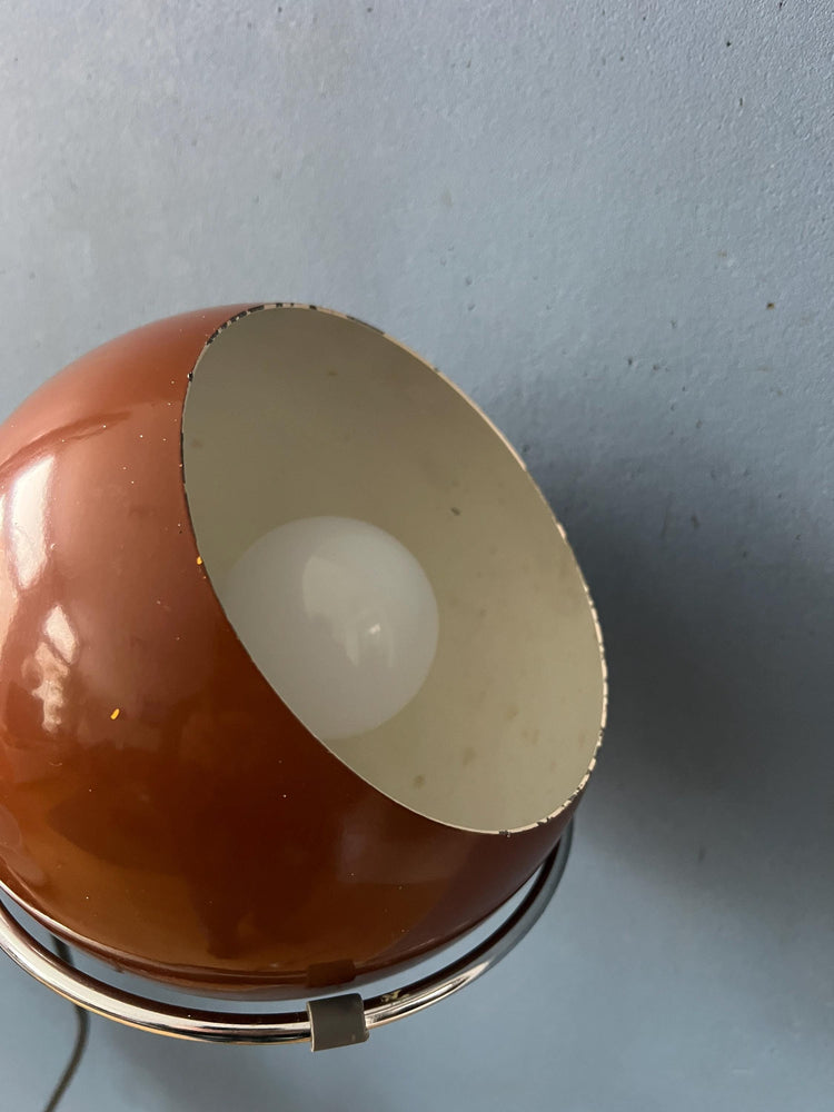 Vintage Brown GEPO Space Age Eyeball Floor Lamp
