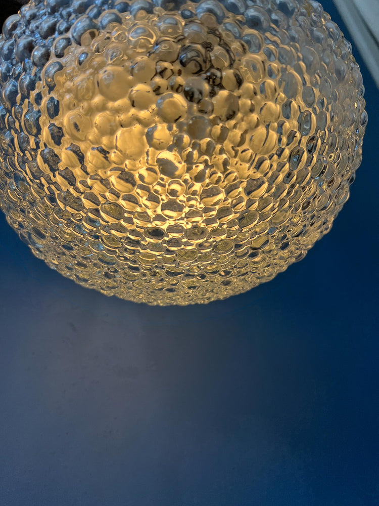 Vintage Helena Tynell Glashütte Flush Mount Glass Ceiling Lamp