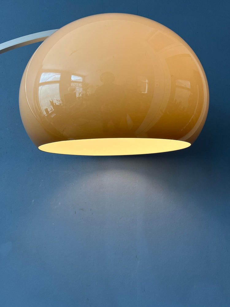Vintage Mid Century GEPO Space Age Mushroom Arc Floor Lamp