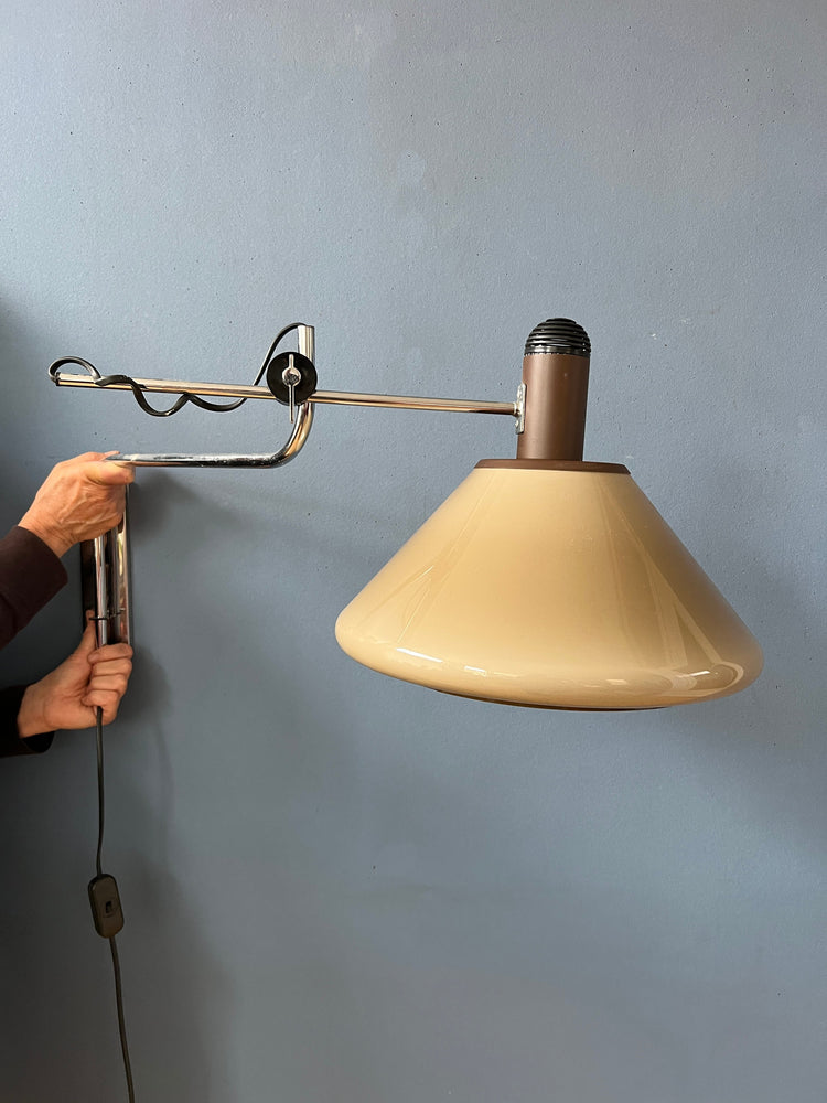 Mid Century Dijkstra Flexible Swing Arm Wall Lamp