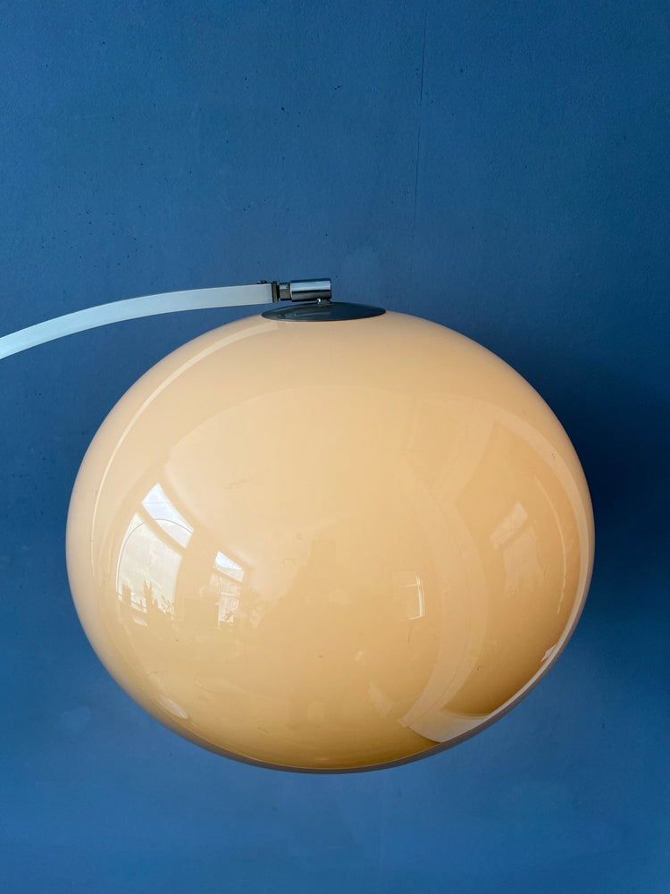Vintage Mid Century GEPO Space Age Mushroom Arc Floor Lamp