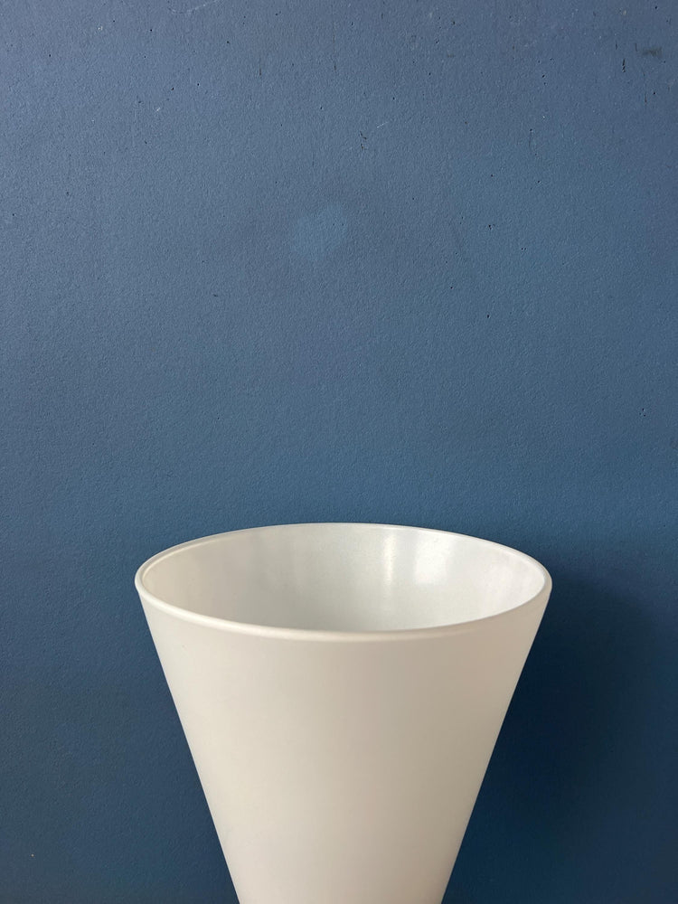 Mid Century Cone Opaline Glass Table Lamp