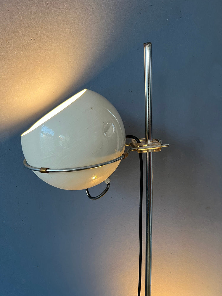 70s Mid Century Beige GEPO Eyeball Floor Lamp