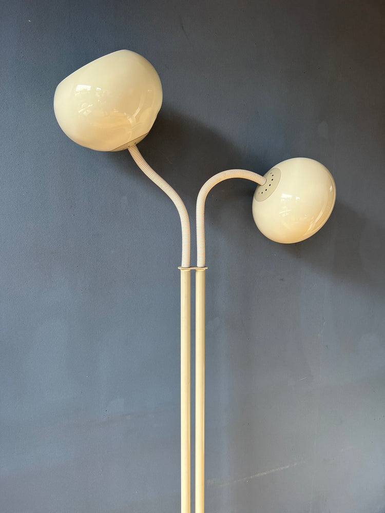 Light Gray Dijkstra Space Age Mushroom Floor Lamp