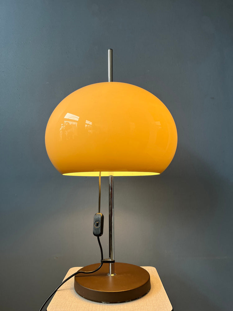 Dijkstra Table Lamp - Mushroom Desk Lamp - Beige Space Age Light