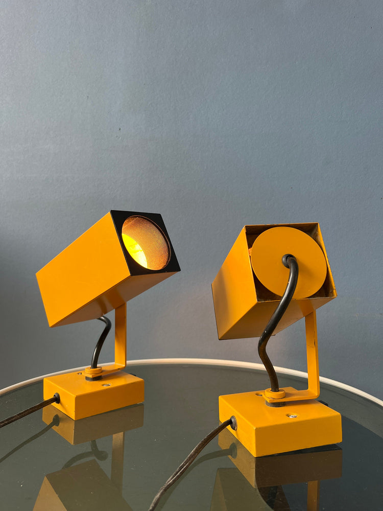 Red Space Age Eyeball Wall Lamps (or Desk Lamps)