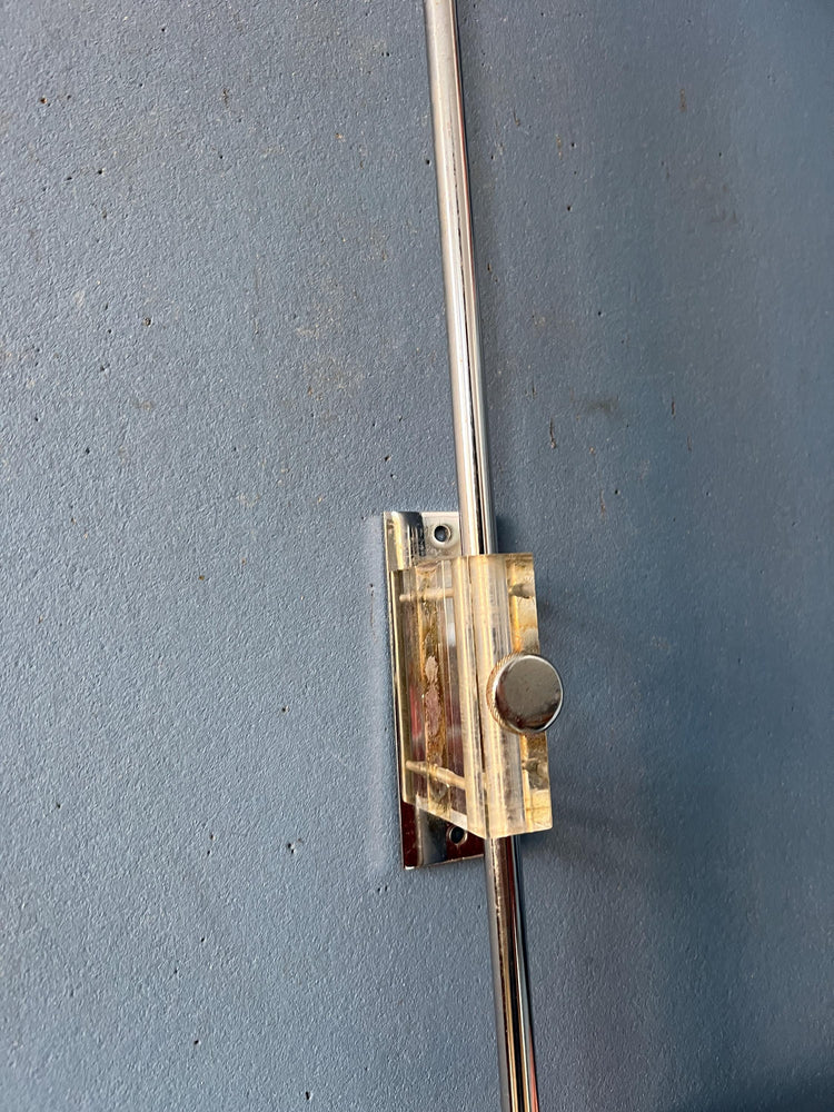 Orange Mid Century Space Age GEPO Eyeball Arc Wall Lamp