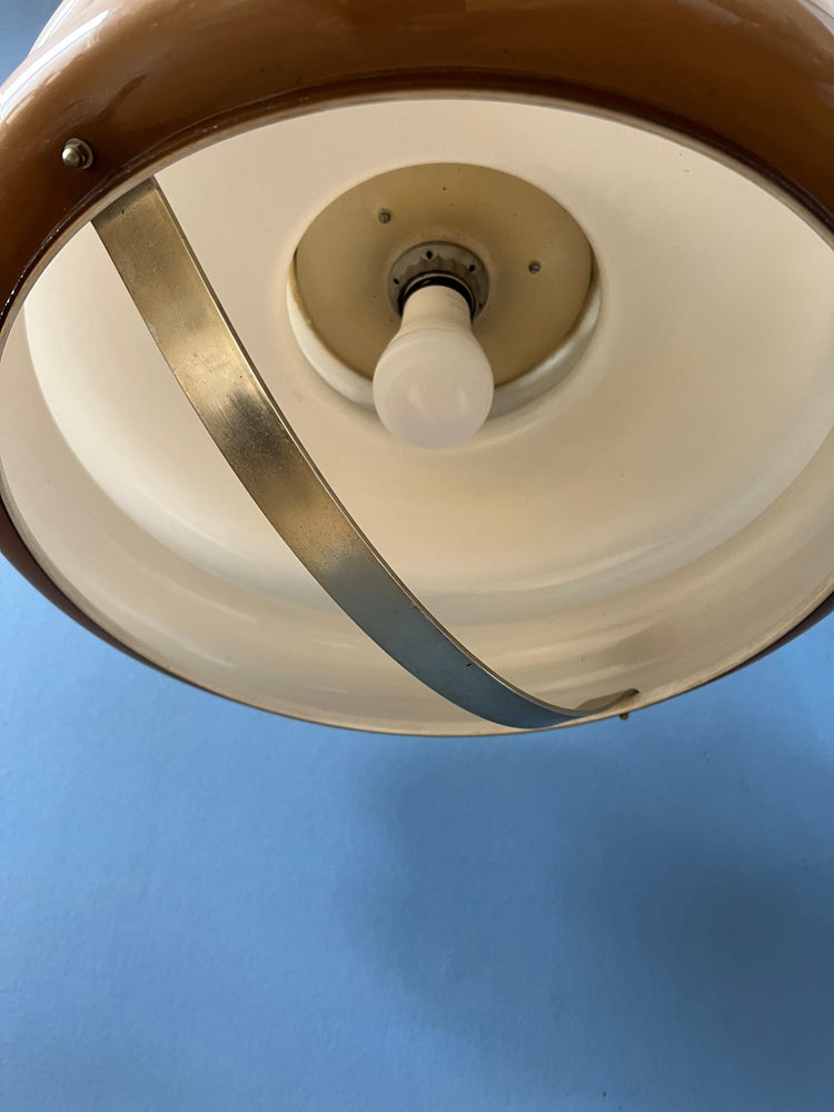 Vintage Space Age Pendant Light by Herda with Acrylic Glass Mushroom Shade