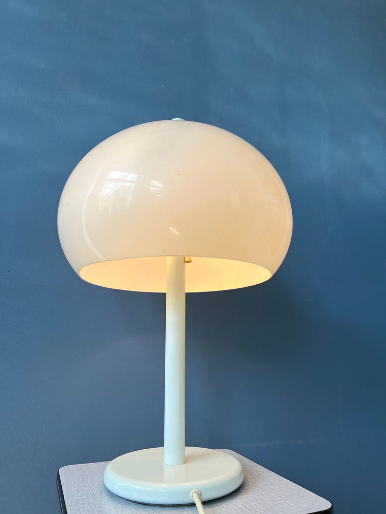 Dijkstra Table Lamp - Vintage Mushroom Desk Lamp - White Space Age Light