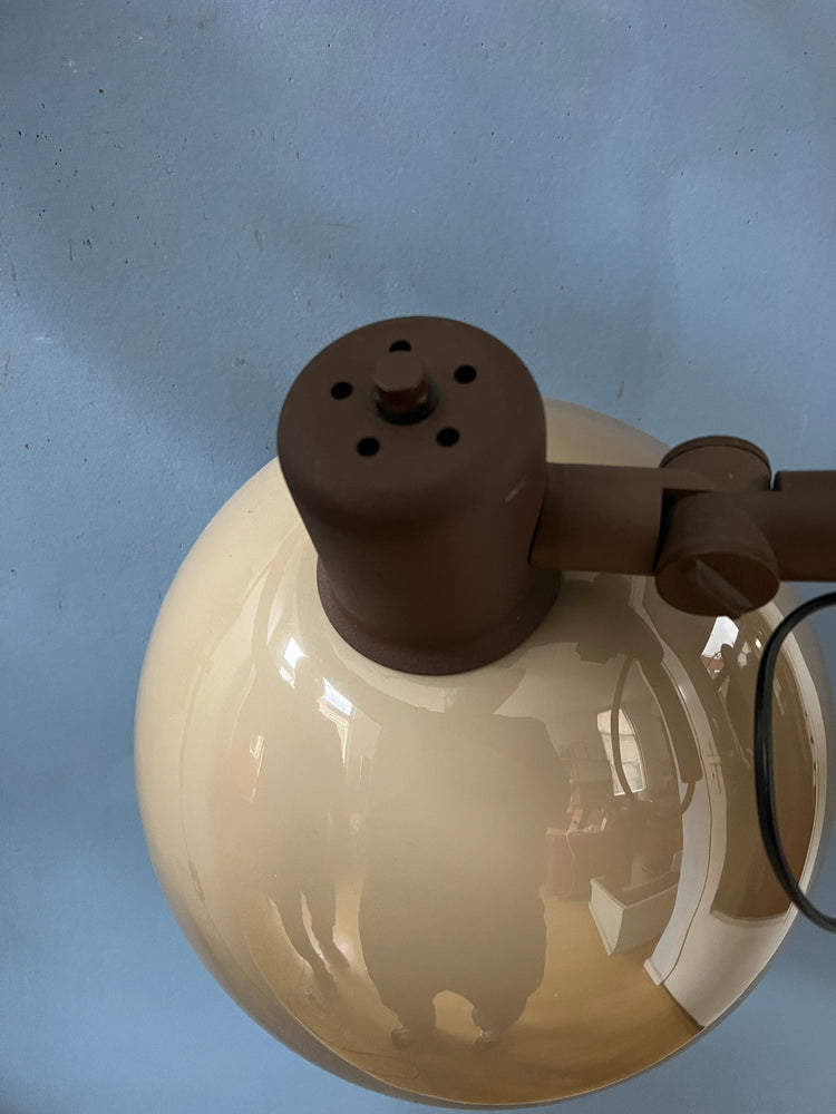 Mid Century Herda Mushroom Arc Wall Lamp | Space Age Lamp | Vintage Wall Lamp