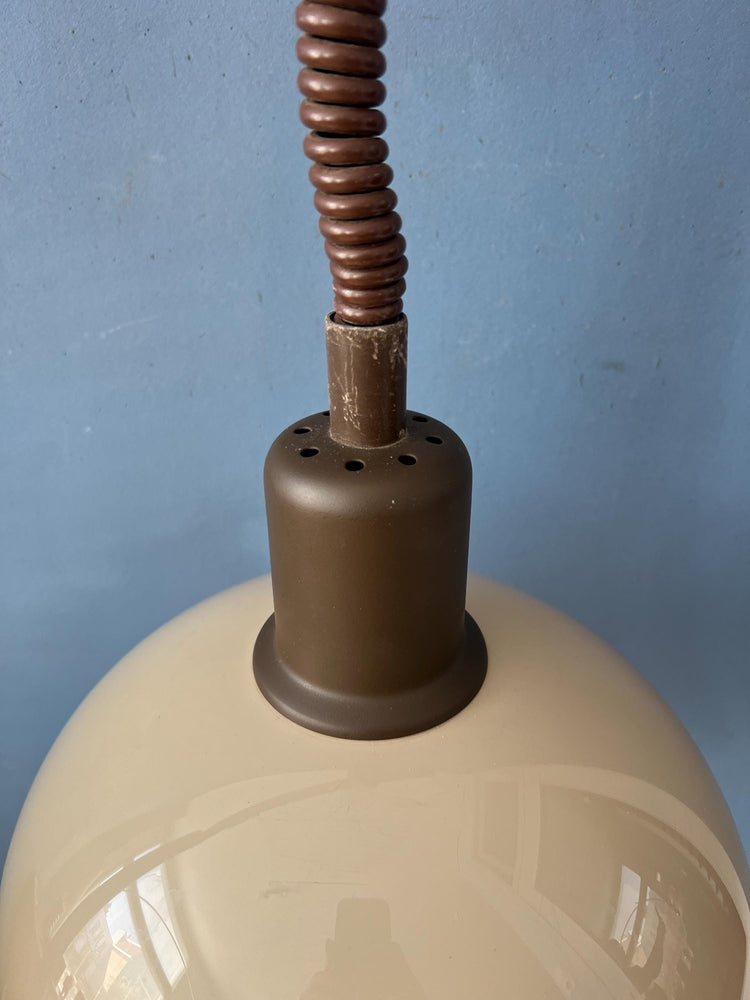 Vintage Space Age Mid Century Mushroom Pendant Lamp