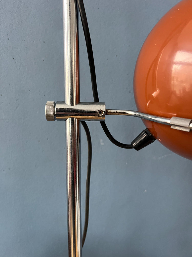 Vintage Brown GEPO Space Age Eyeball Floor Lamp