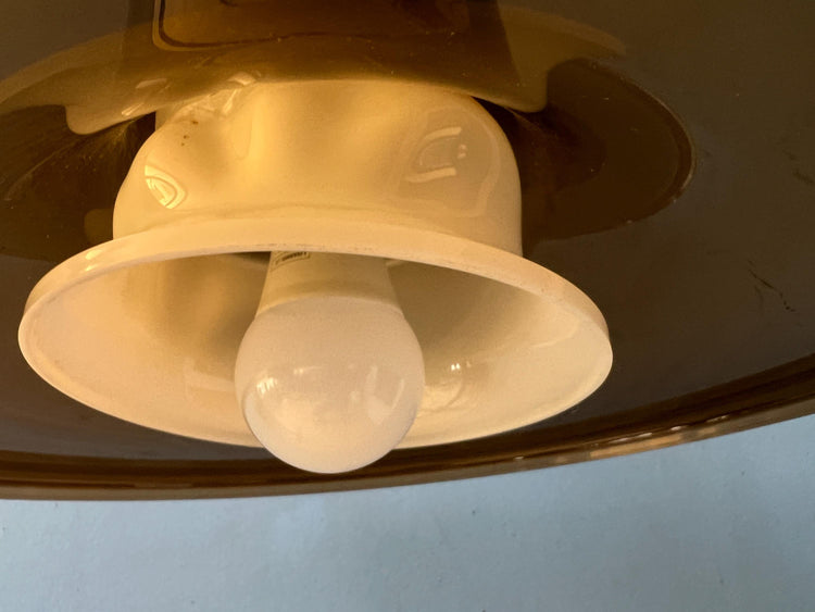 Mid Century UFO Plexiglass Space Age Pendant Lamp