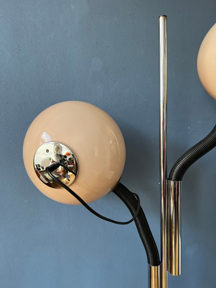 Mid Century Steinhauer Mushroom Floor Lamp - Space Age 70s Standing Light