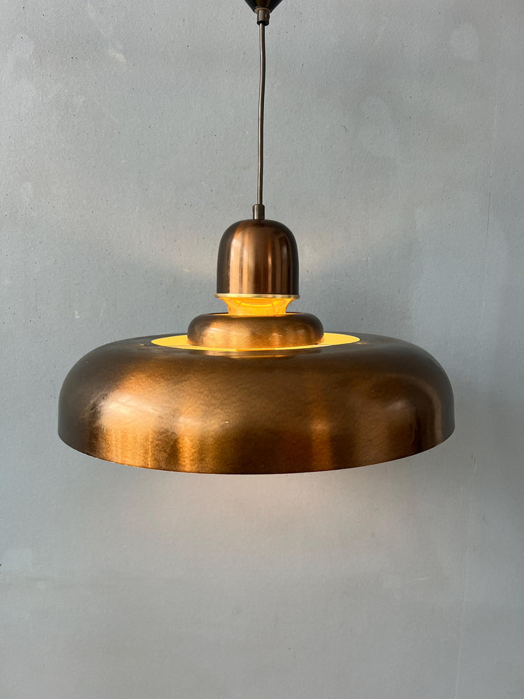 Mid Century Copper Dijkstra UFO Pendant Light