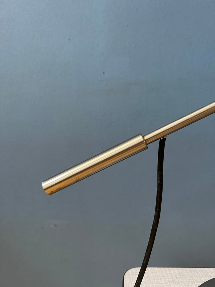 Orange Eyeball Desk Lamp - Red Space Age Table Lamp - GEPO Style Light