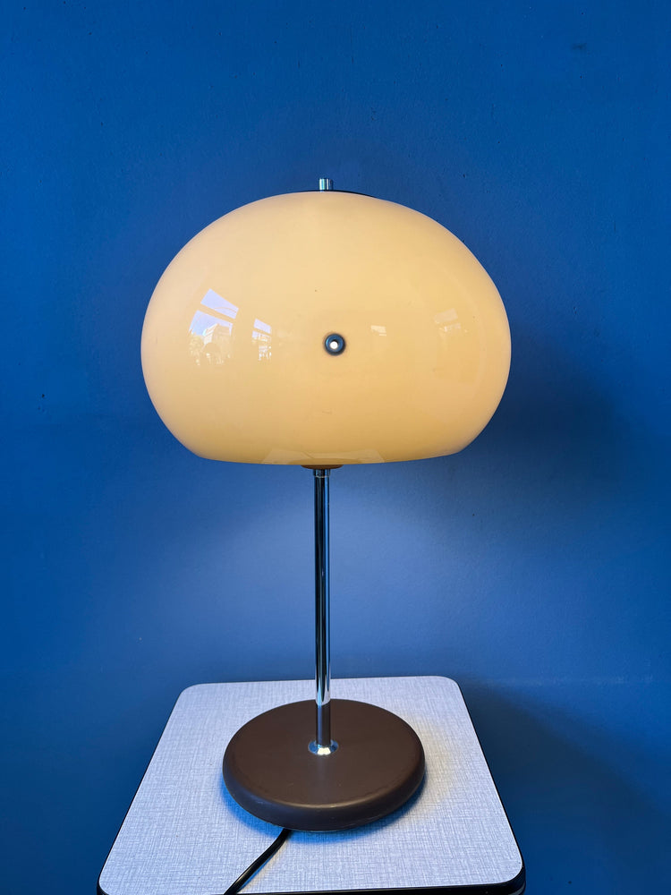 Vintage Dijkstra Mushroom Table Lamp | Space Age Desk Lamp | Mid Century Lamp