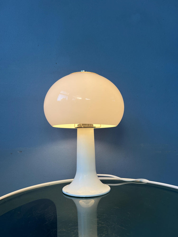 Mid Century Herda Space Age Mushroom Table Lamp