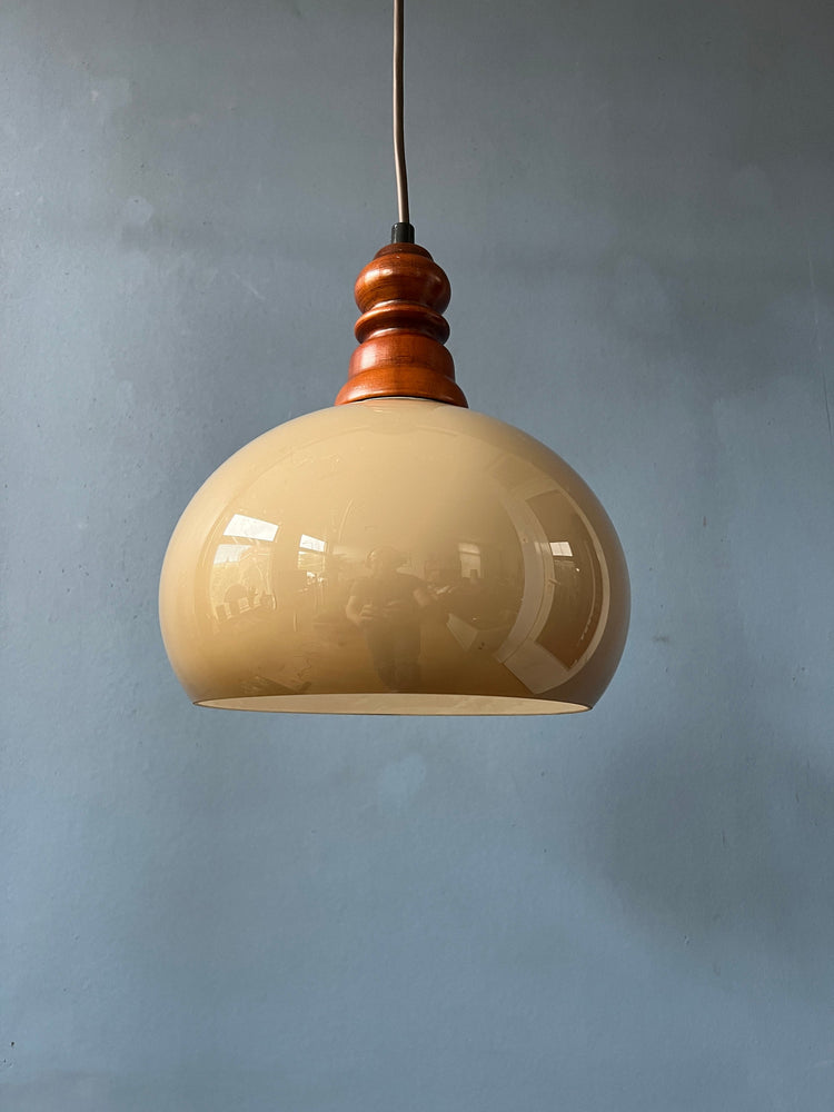 Small Space Age Mushroom Pendant Lamp