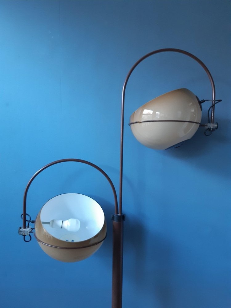 Mid Century GEPO Flexible Space Age Mushroom Floor Lamp