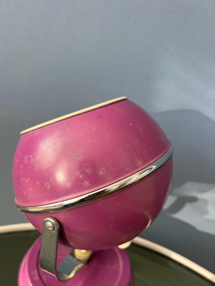 Vintage Purple Space Age Eyeball Desk Lamp