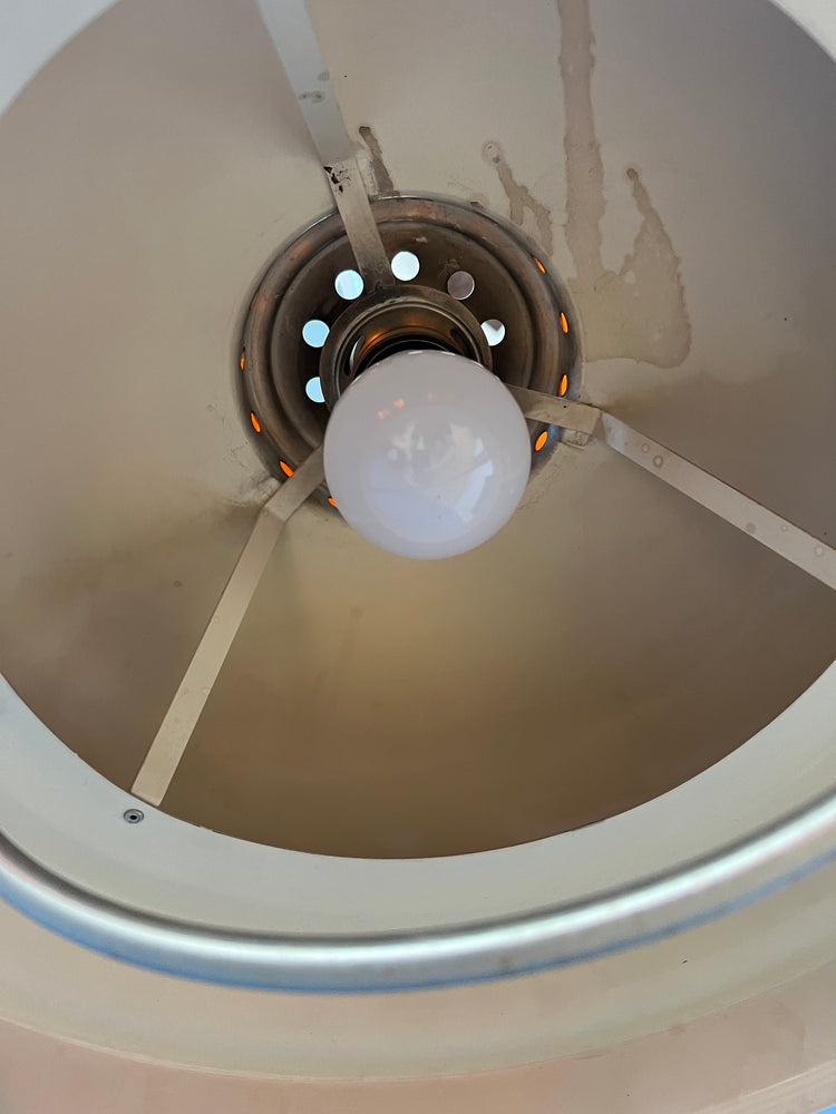 Orange Transparent Space Age UFO Pendant Lamp