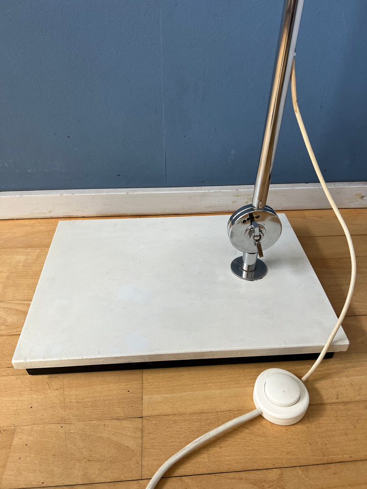 Large Italian Mid Century Space Age Arc Floor Lamp