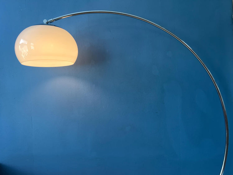 Mid Century Goffredo Reggiani Space Age Arc Floor Lamp