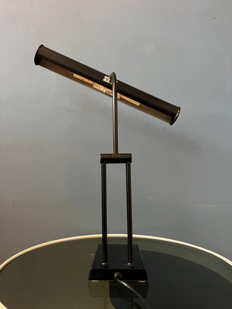 Vintage Black Piano Style Desk Lamp