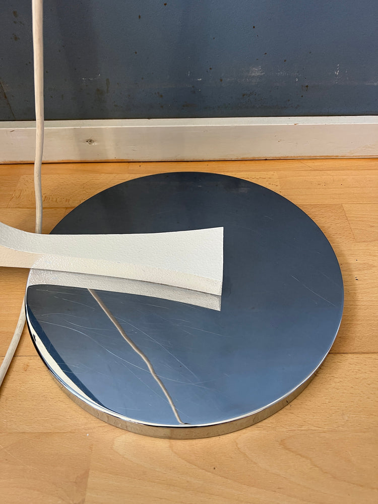 Vintage Sölken Leuchten Space Age Arc Floor Lamp | Mid Century Modern Mushroom Standing Light