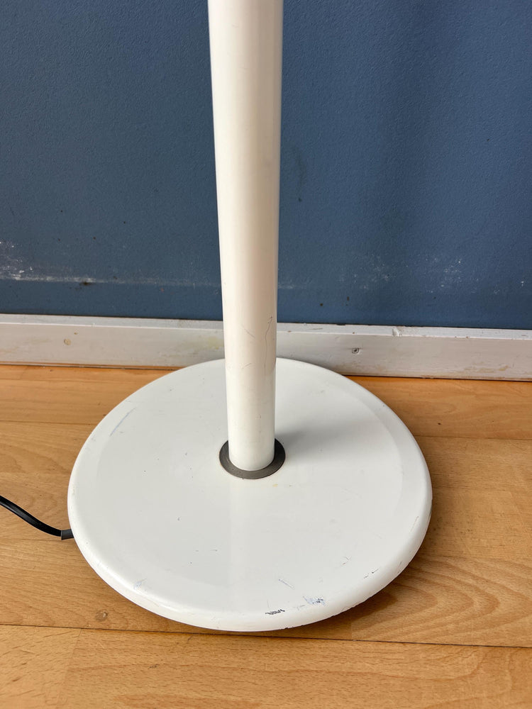 White Mid Century Space Age Mushroom Floor Lamp by Hala Zeist
