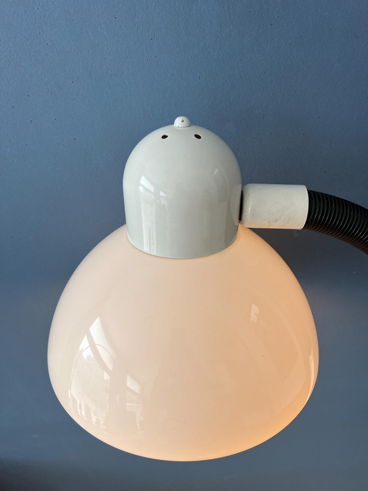 Vintage White Dijkstra Mushroom Space Age Floor Lamp