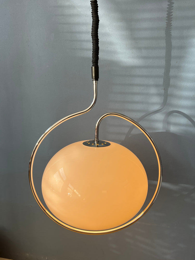 Mid Century Dijkstra Space Age Mushroom Pendant Lamp