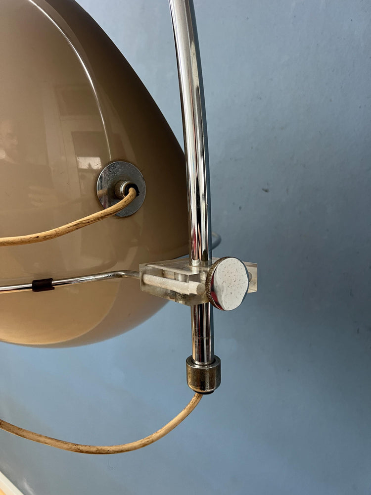 Mid Century Space Age Mushroom Arc Floor Lamp by GEPO