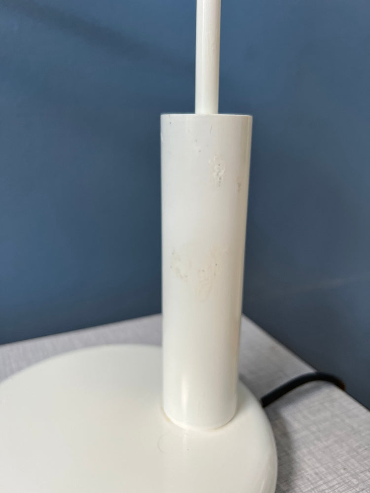 Anvia Elbow Table Lamp by Hoogervorst - White Swing-Arm Desk Light - Mid Century Office Lamp