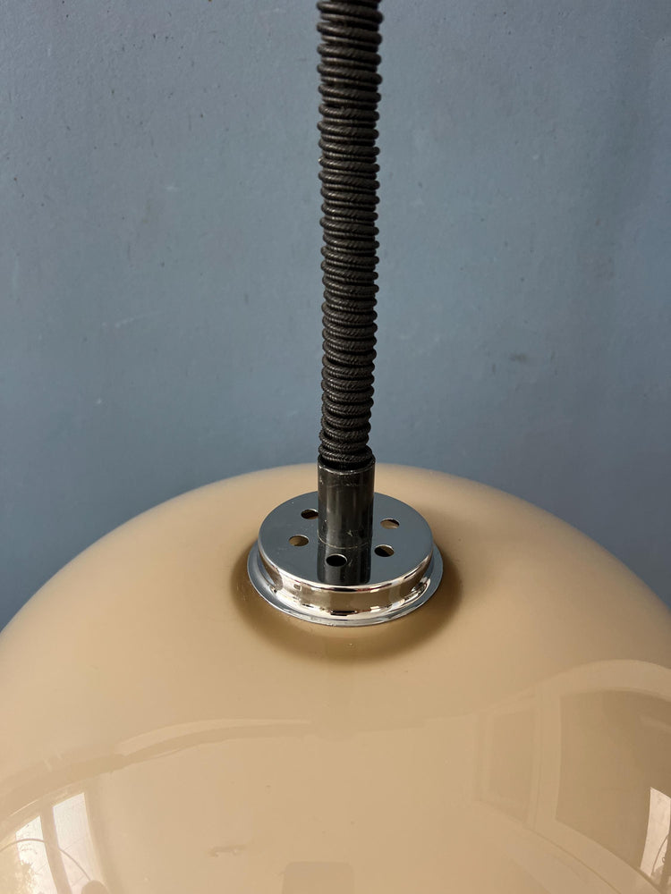 Vintage Dijkstra Space Age Mushroom Pendant Lamp Guzzini Style