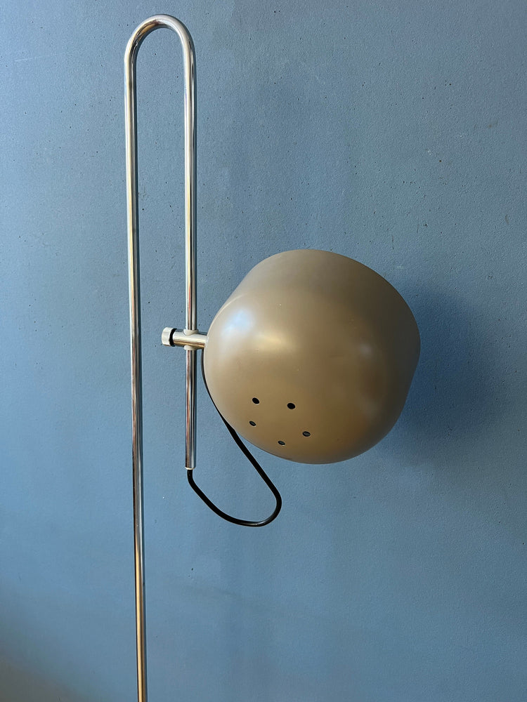 Vintage Anvia Beige Adjustable Floor Lamp