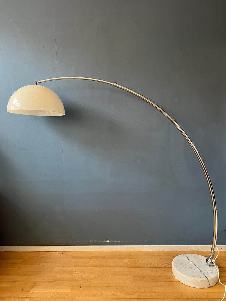 Mid Century Guzzini Space Age Arc Floor Lamp