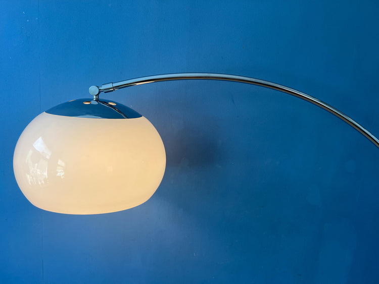 Mid Century Goffredo Reggiani Space Age Arc Floor Lamp