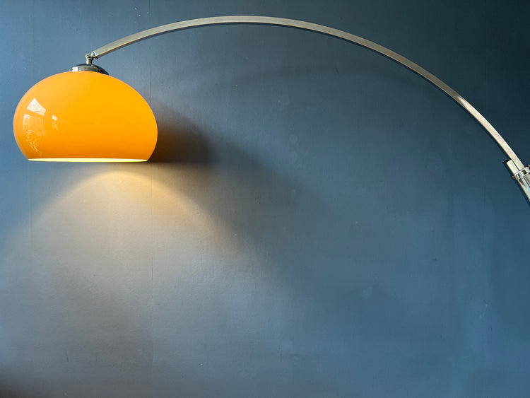 Mid Century Goffredo Reggiani Space Age Arc Floor Lamp