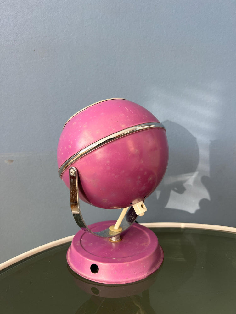 Vintage Purple Space Age Eyeball Desk Lamp