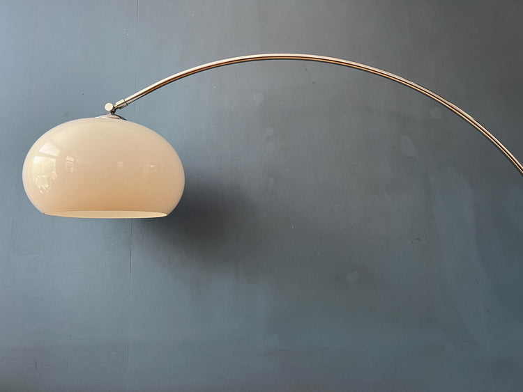 Small Mid Century Goffredo Reggiani Space Age Arc Floor Lamp