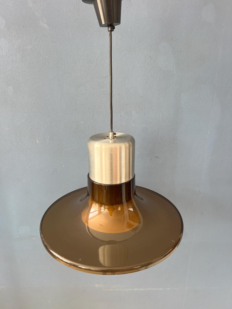 Mid Century UFO Plexiglass Space Age Pendant Lamp