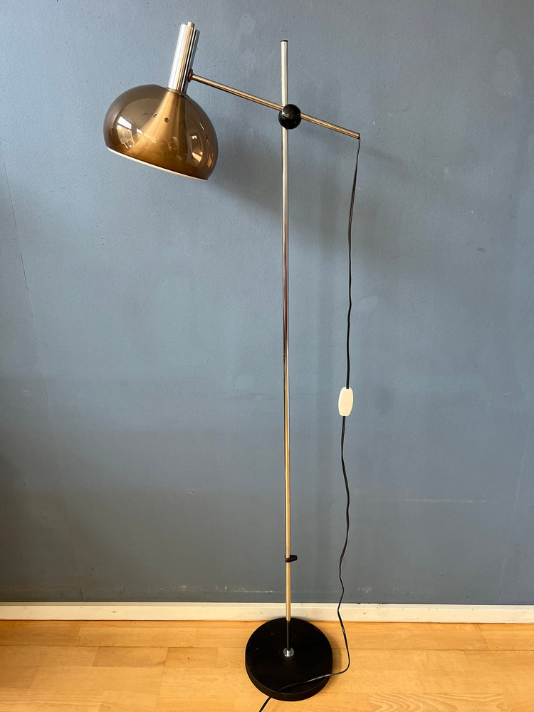 Mid Century Space Age Dijkstra Floor Lamp With Adjustable Arm