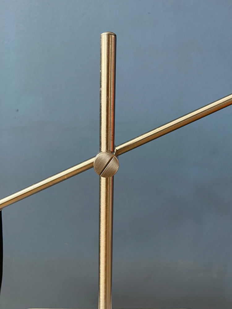 Orange Eyeball Desk Lamp - Red Space Age Table Lamp - GEPO Style Light