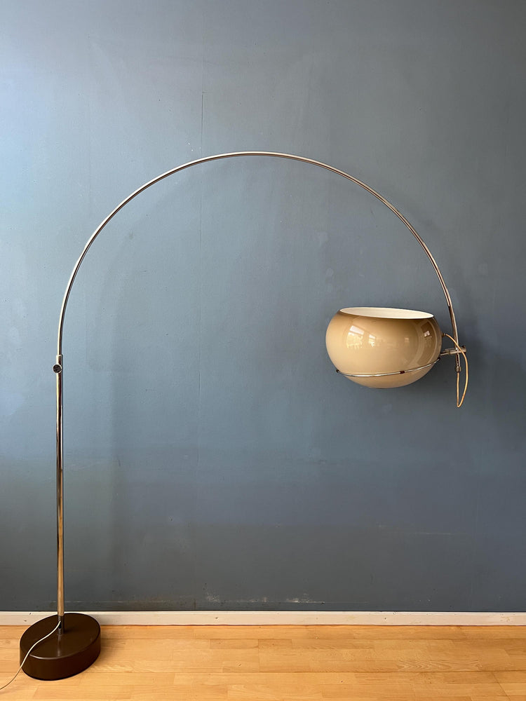 Mid Century Space Age Mushroom Arc Floor Lamp by GEPO